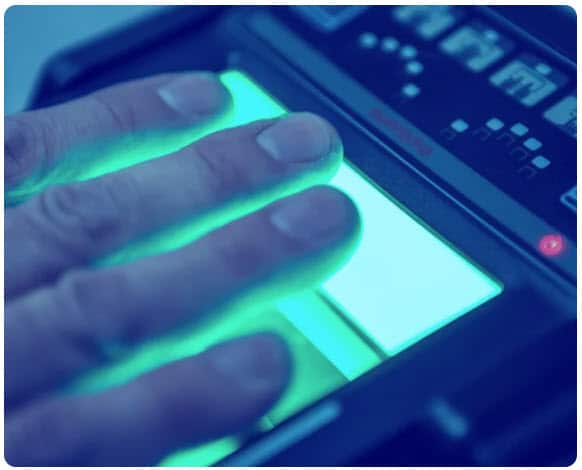 Fingerprinting on FD258 or FD1164 Card