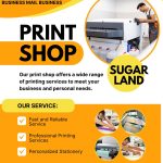 Print Flyers in Sugar Land