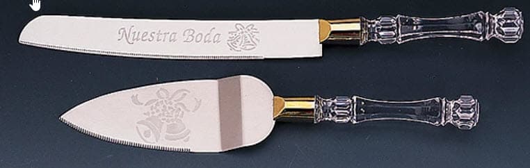 Wedding Knife Engraving in Sugar Land