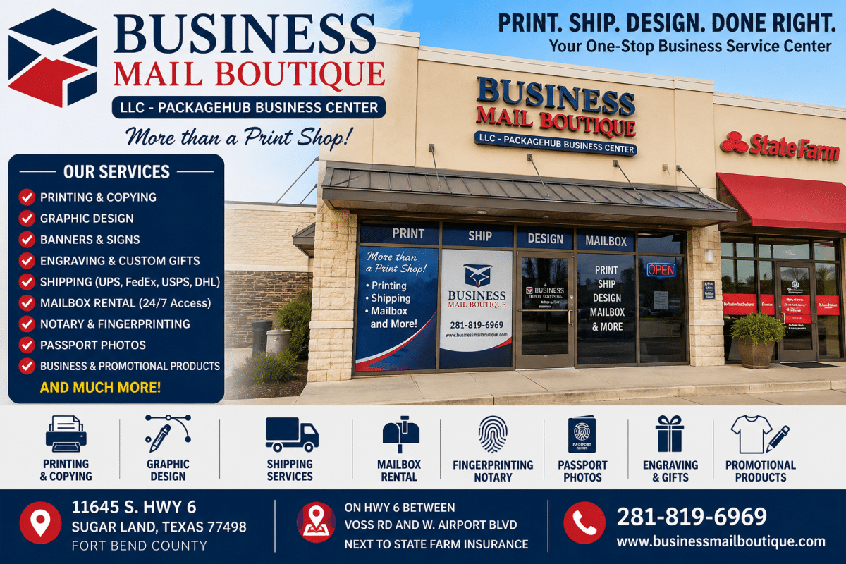 Print Shop in Sugar Land