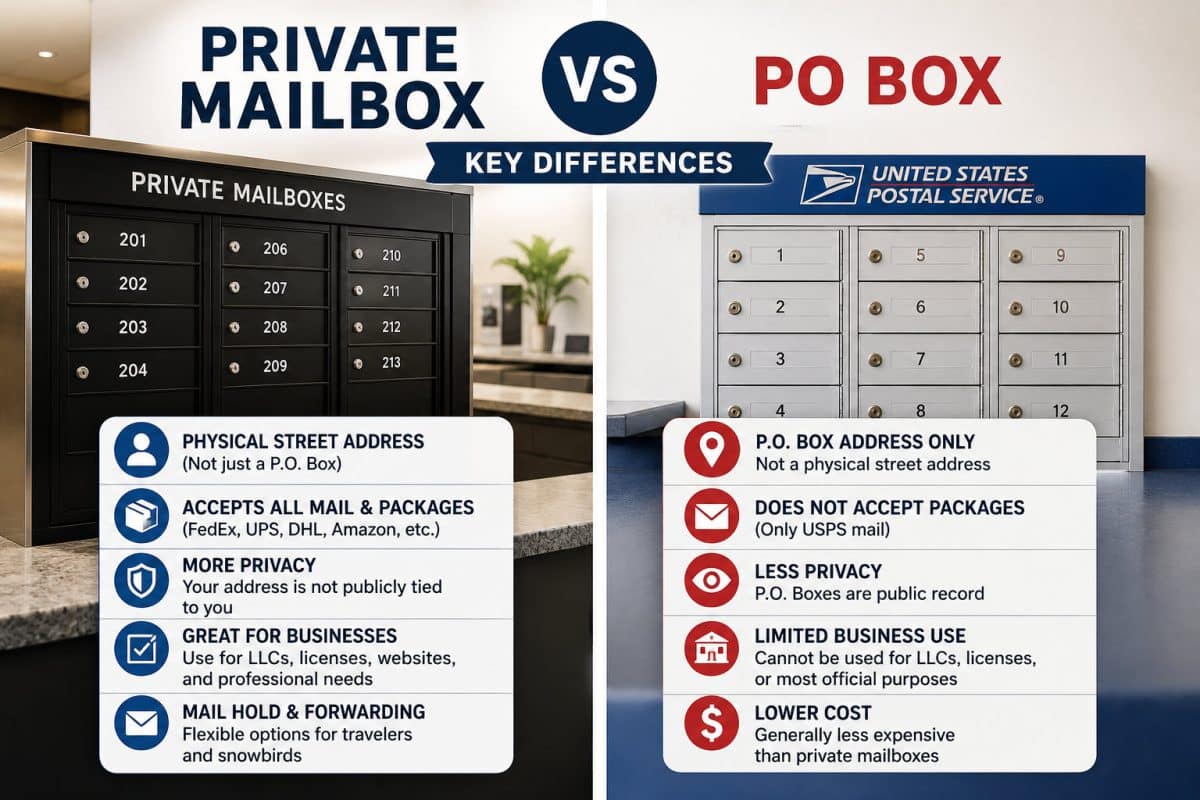 Difference in mailboxes