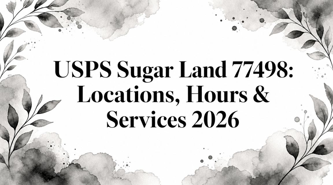 USPS Sugar land