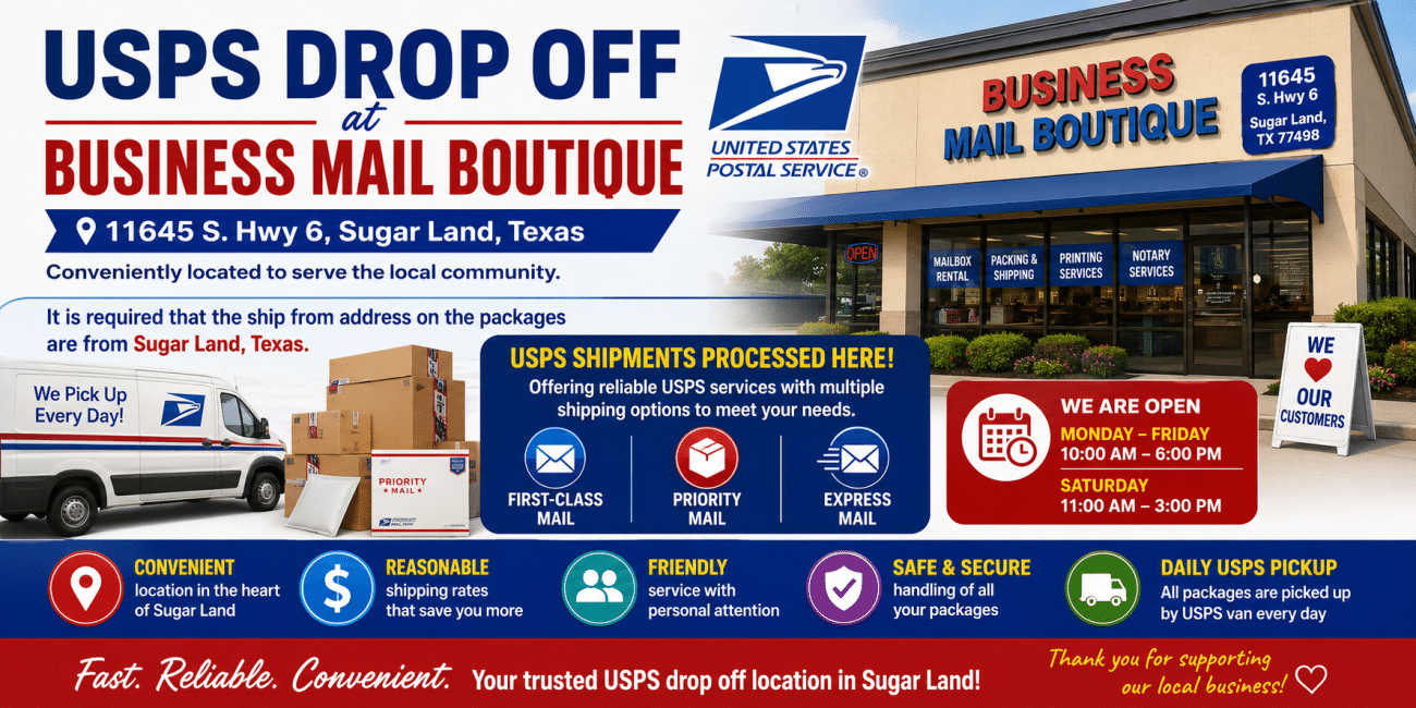 USPS DROP OFF SUGAR LAND