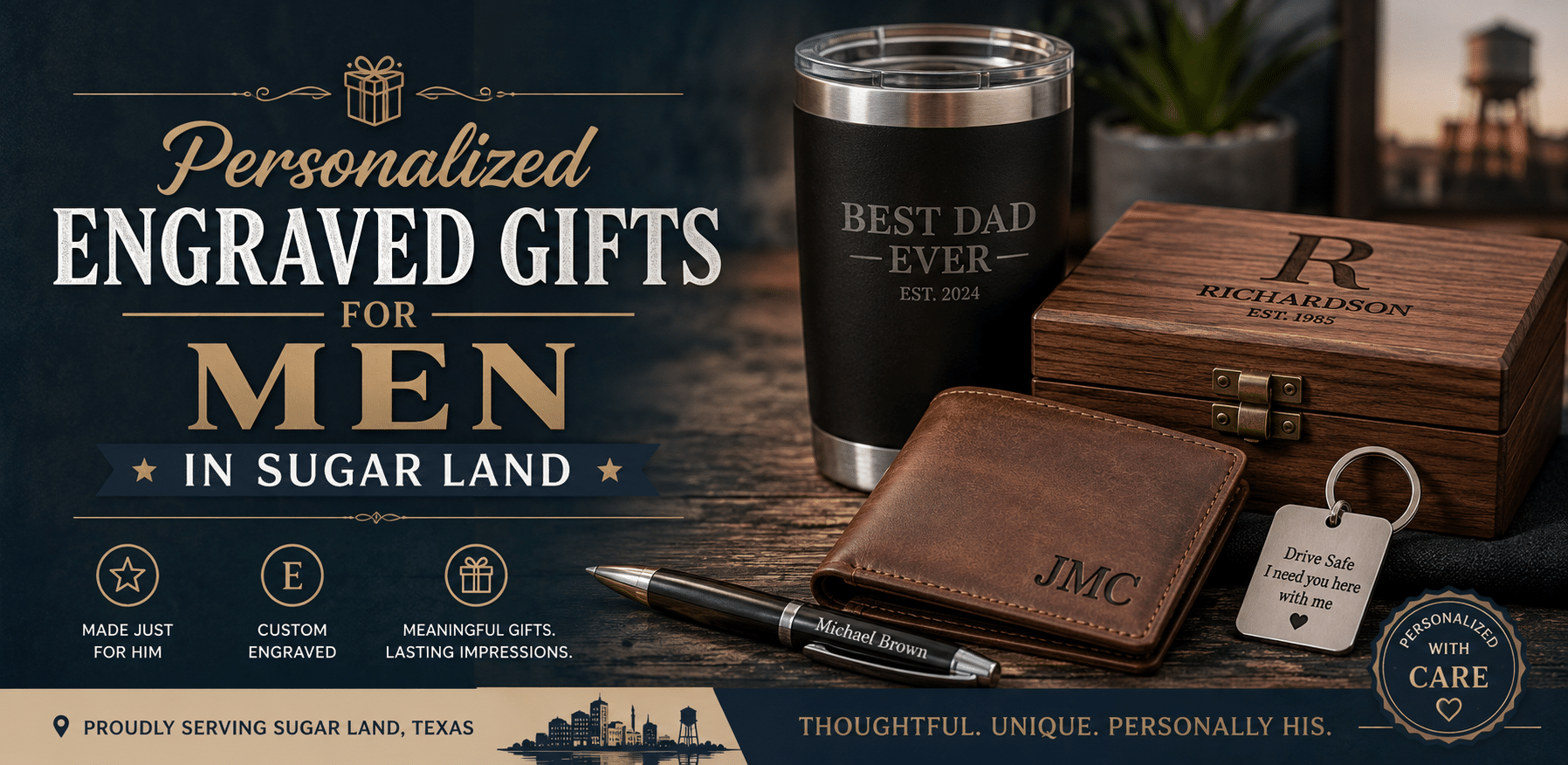 Personalized Engraved Gifts for Men