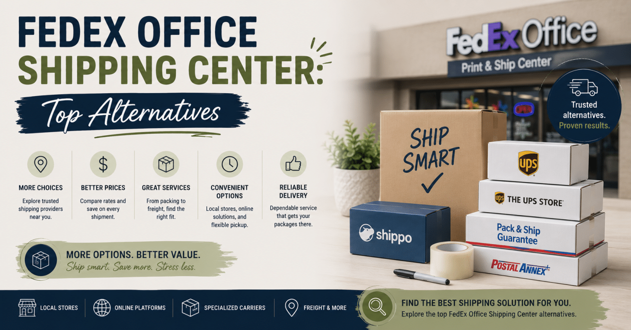 FedEx Office Shipping Center: Top Alternatives