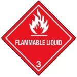 Flammable Liquid Decal