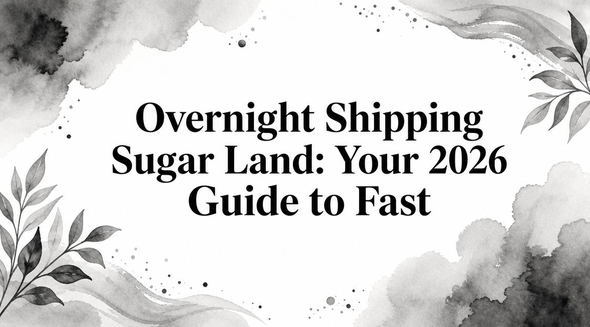 Overnight shipping services