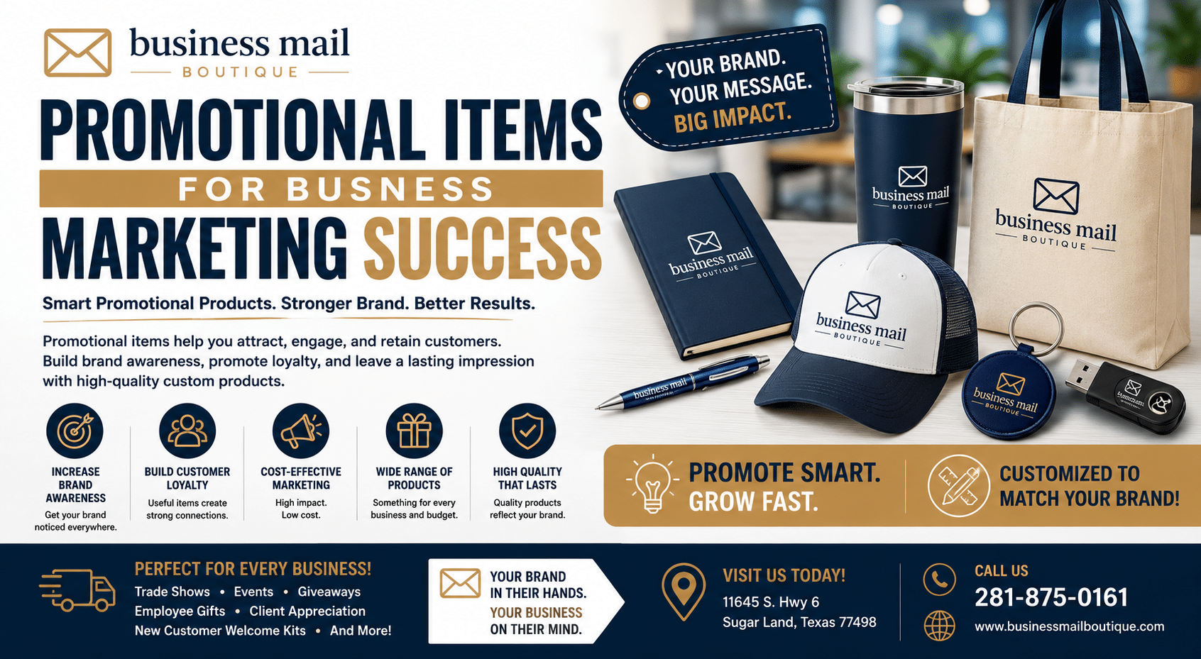 Promotional Items for Business Marketing Success - Business Mail Boutique
