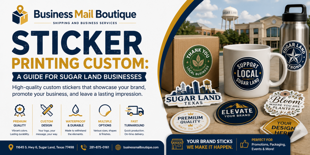 Stickers and Decals in Sugar Land