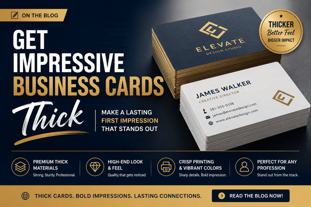 Thick business cards
