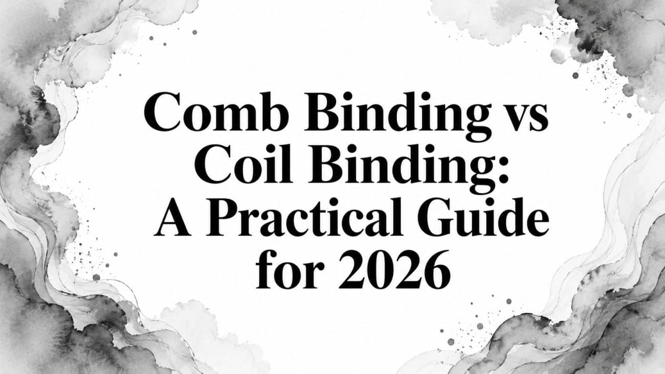 Comb Binding vs Coil Binding