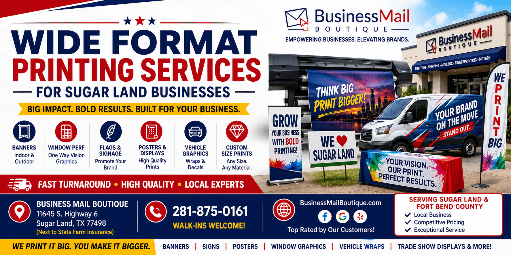 Print Shop : Wide-format printing services for businesses