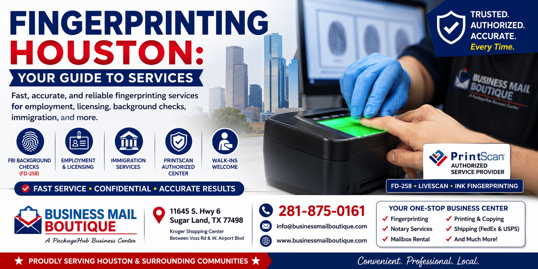 Fingerprinting Houston Your Guide to Services