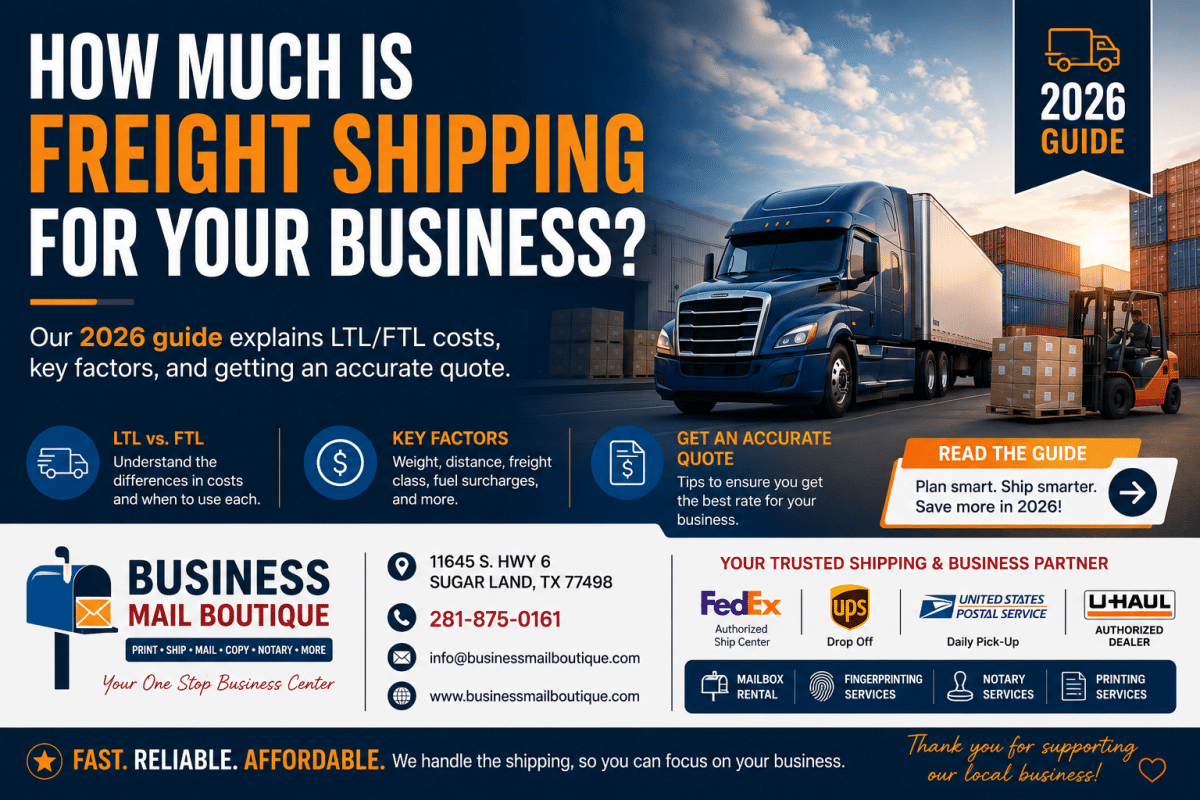 How Much Is Freight Shipping 2026 Cost Guide
