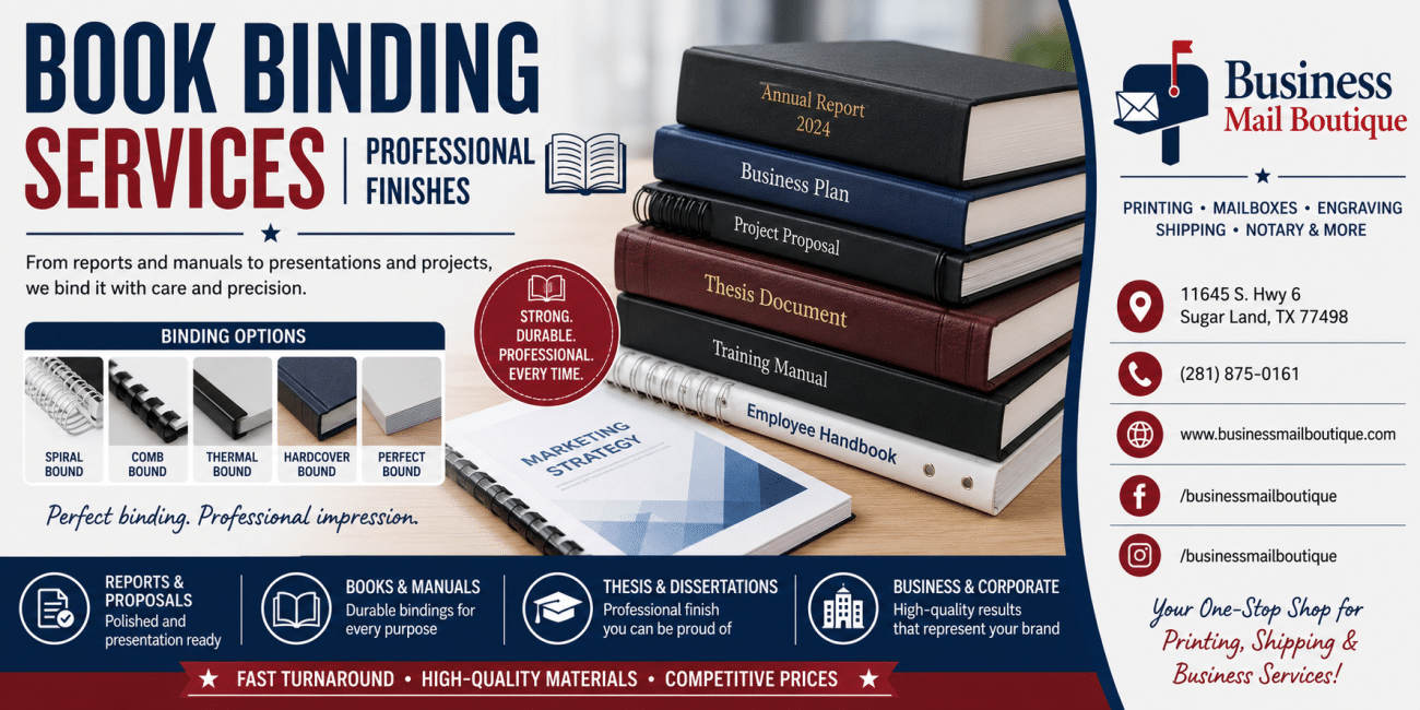 Book Binding Services