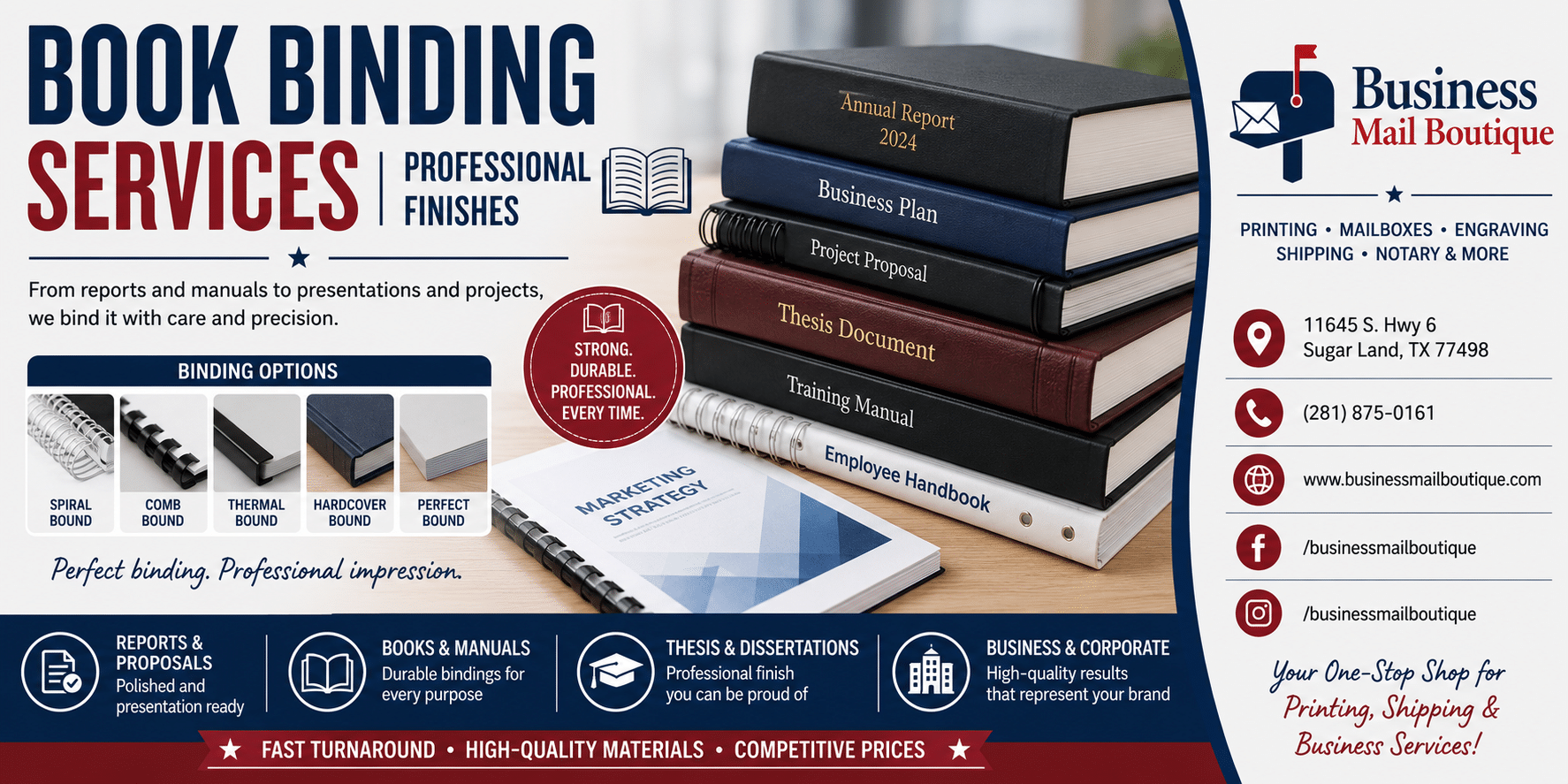 Book Binding Services