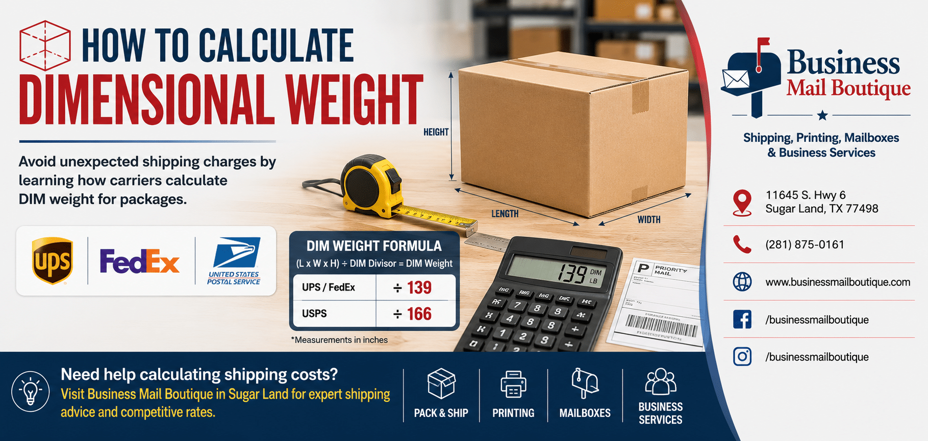 How to Calculate Dimensional Weight