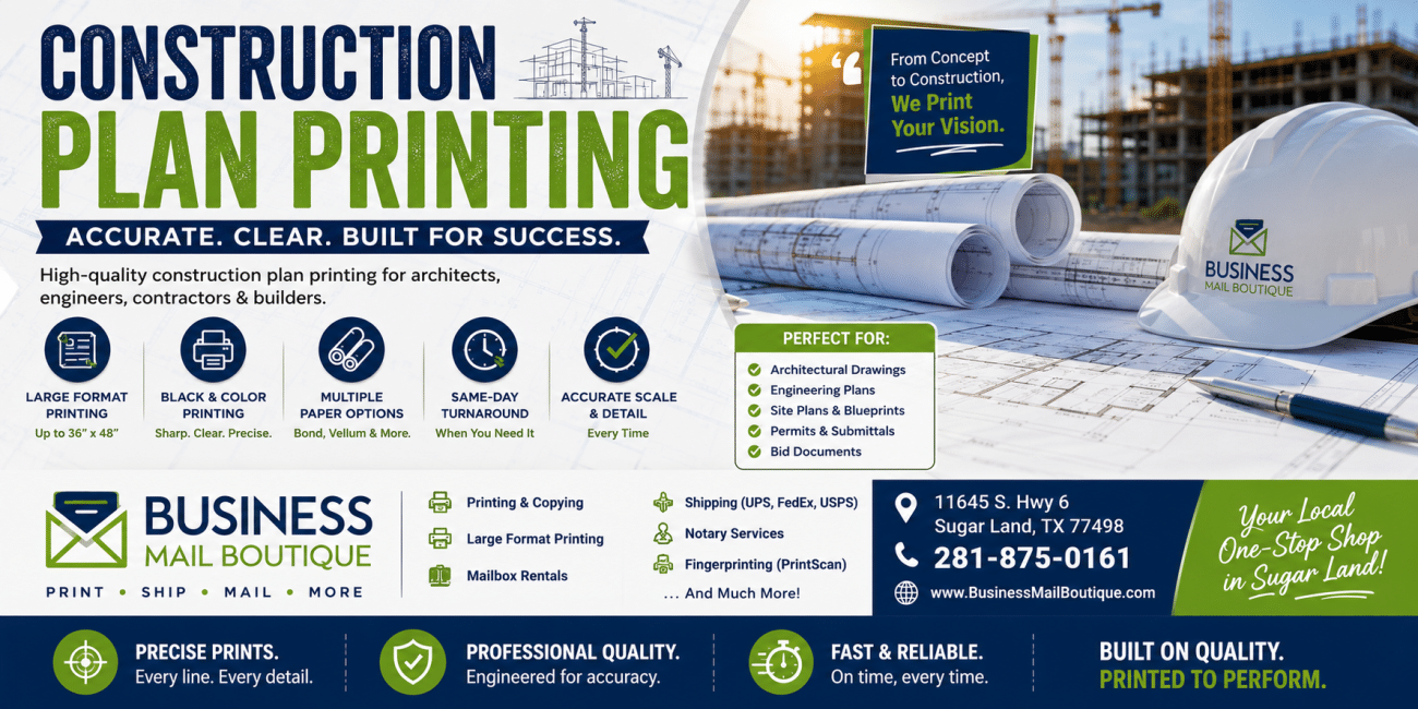 Construction Plan Printing
