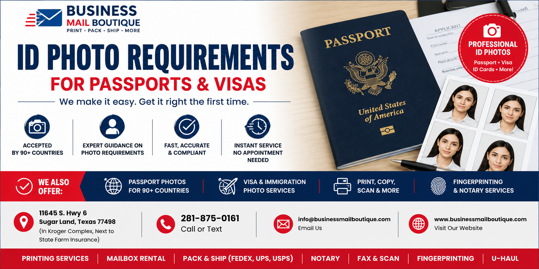 ID Photo Requirements for Passports & Visas
