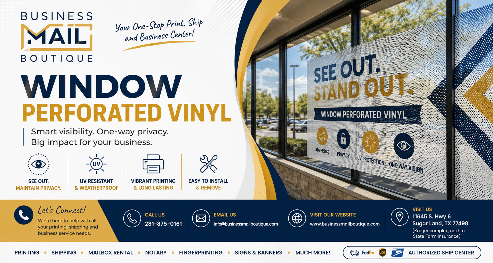 Window Perforated Vinyl