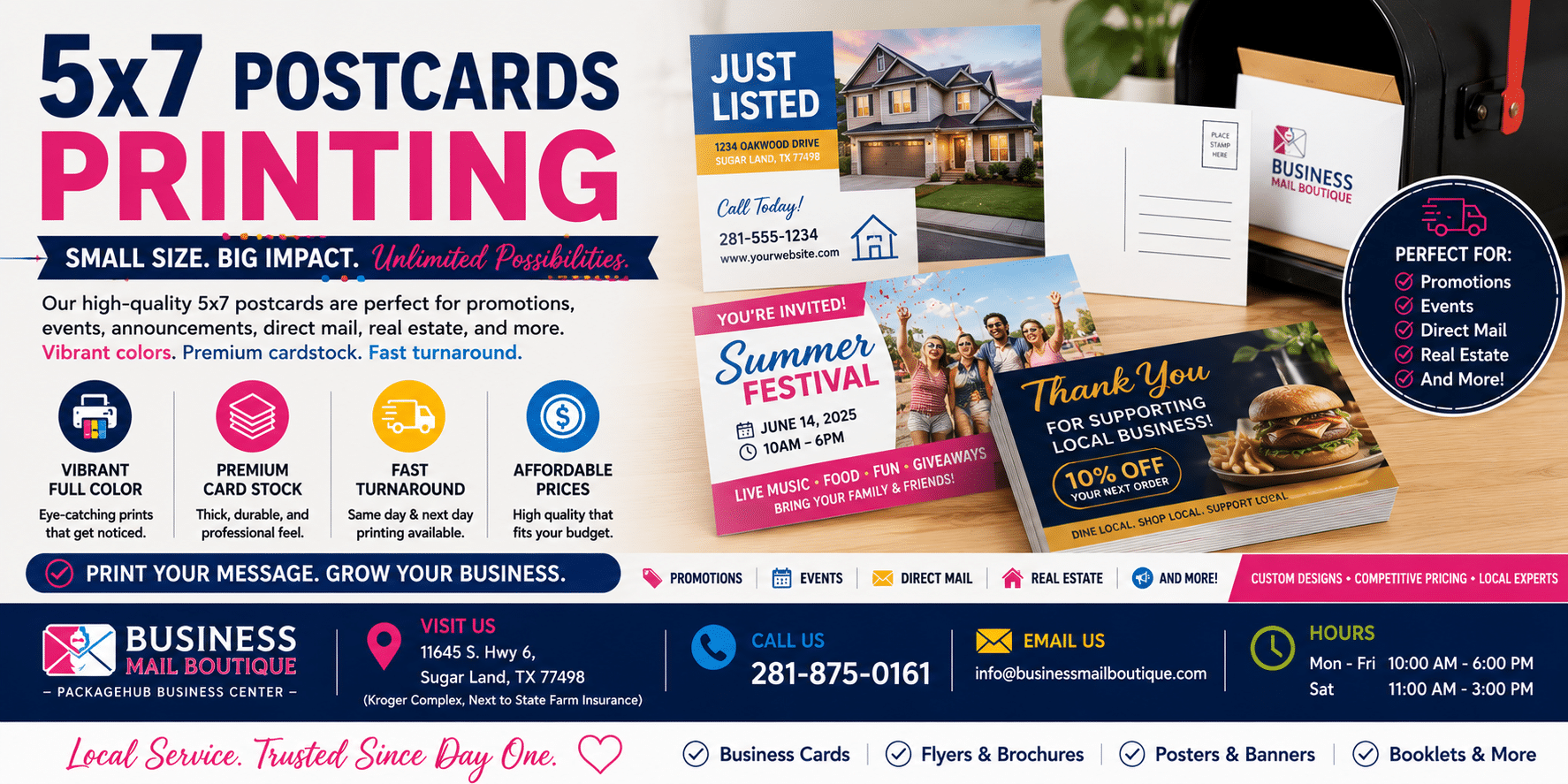 5x7 Postcards Printing