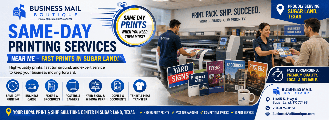 Same Day Printing Services Near Me
