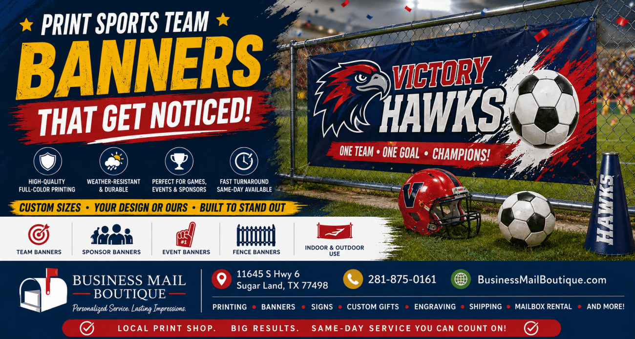Print Sports Team Banners That Get Noticed