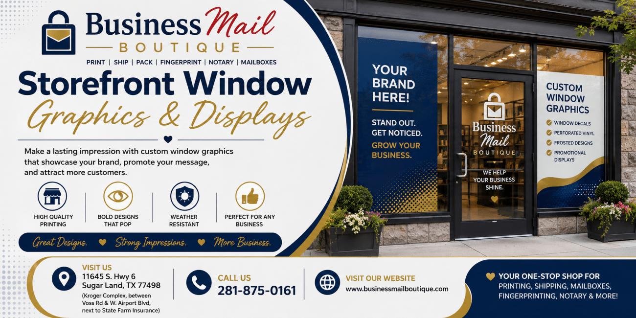 Storefront Window Graphics & Displays