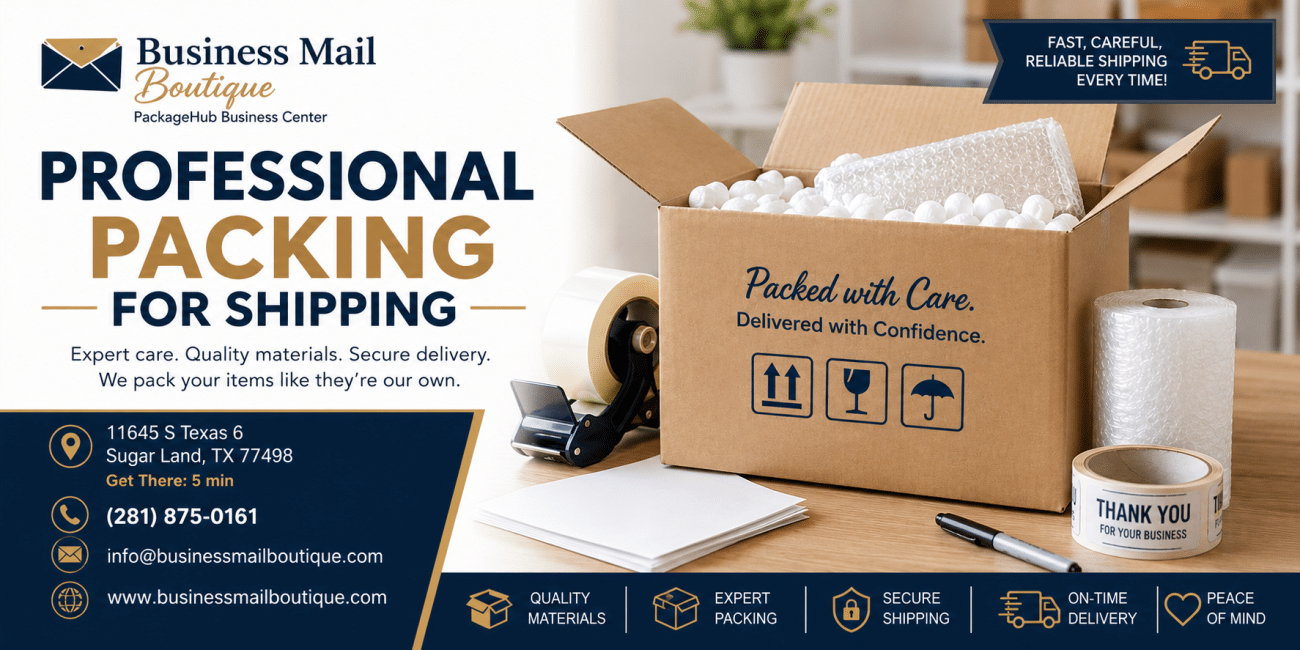 Professional Packing for Shipping