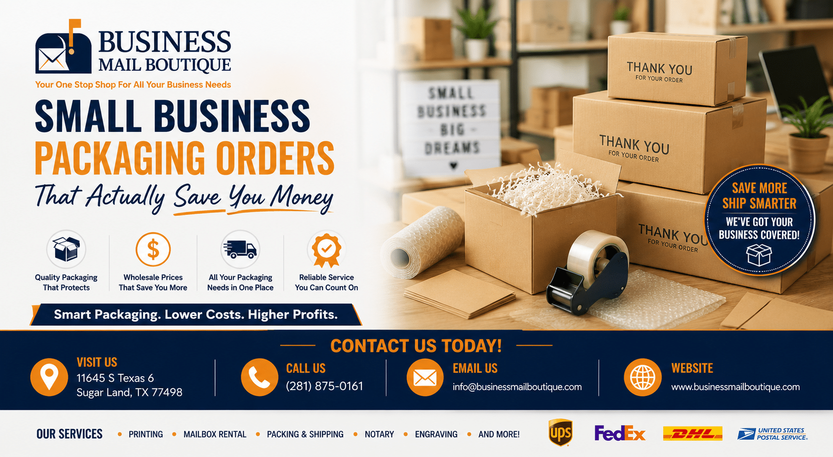 Small Business Packaging Orders That Actually Save You Money