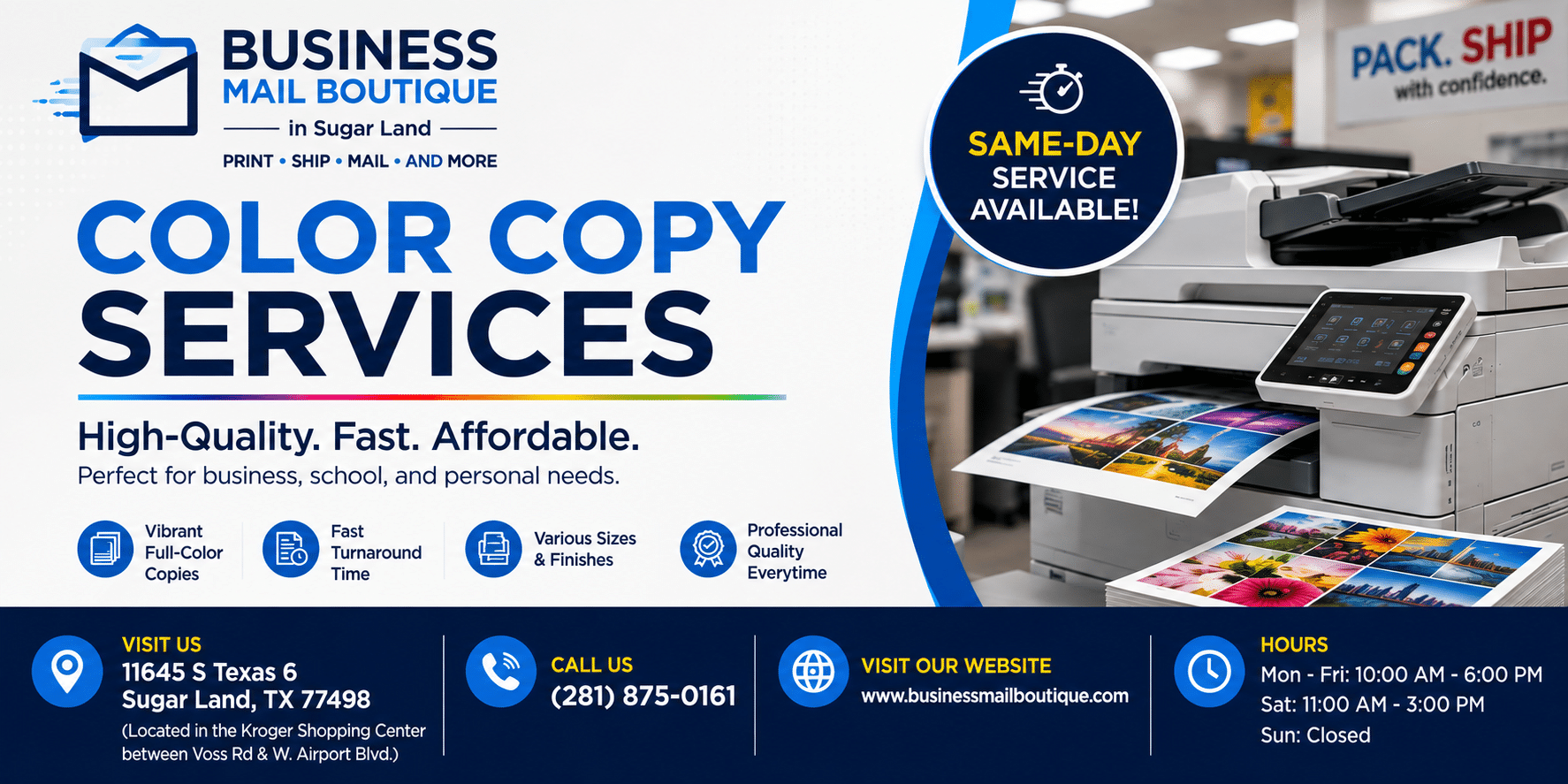 Color Copy Services.