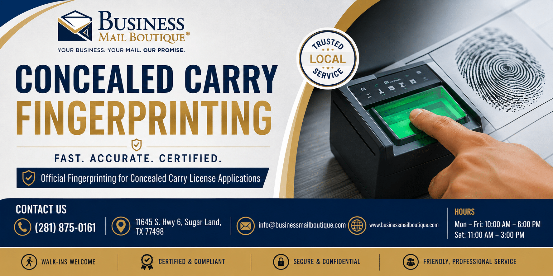 Concealed Carry Fingerprinting