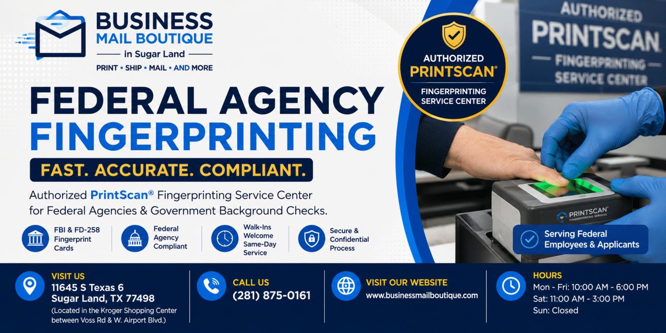 Federal Agency Fingerprinting