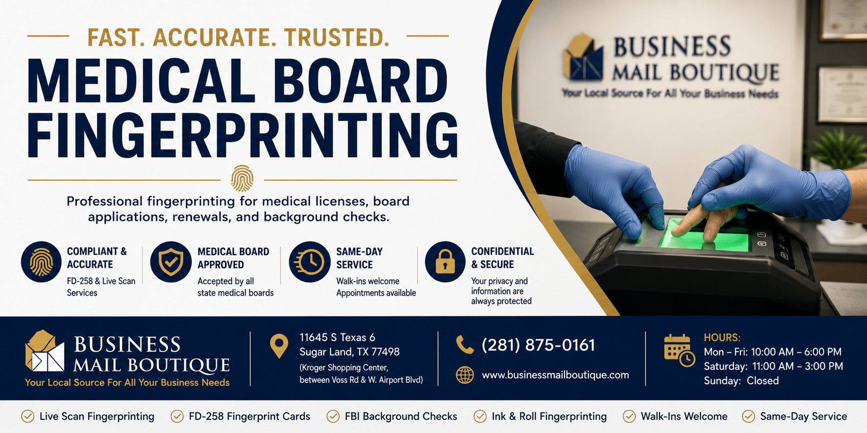 Medical Board Fingerprinting