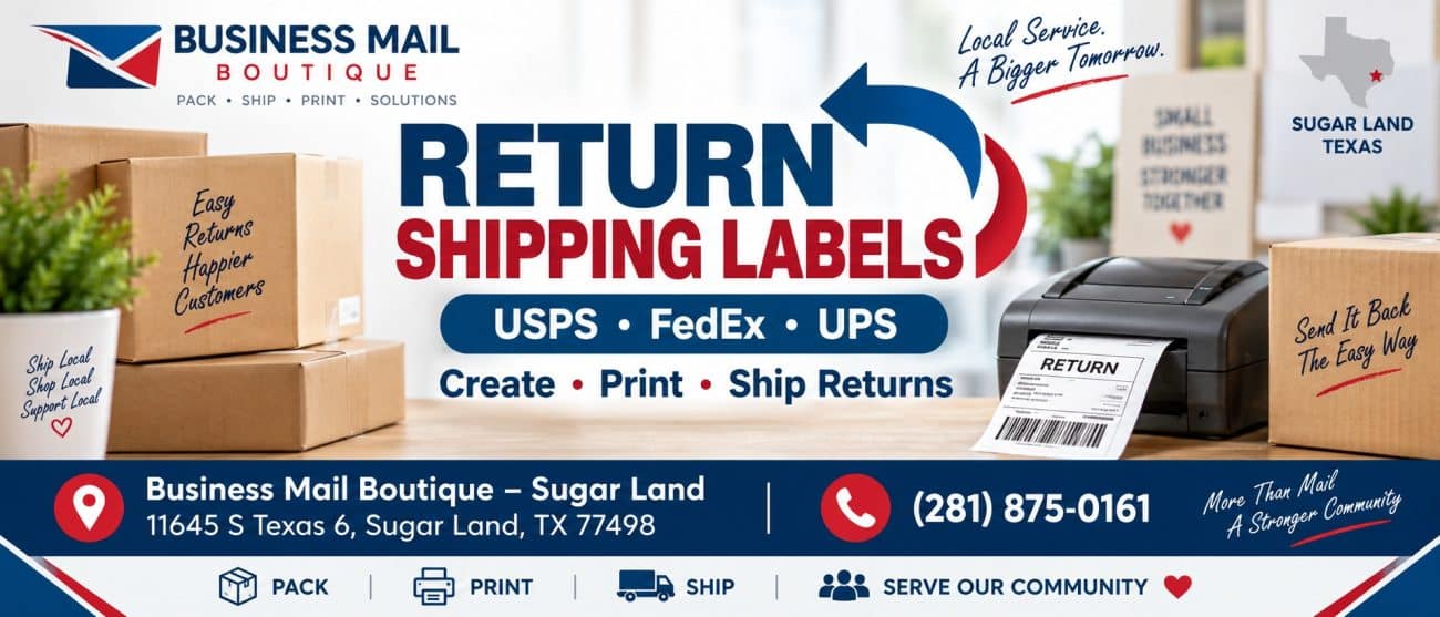 Return Shipping Label USPS, FedEx and UPS: Create & Print.