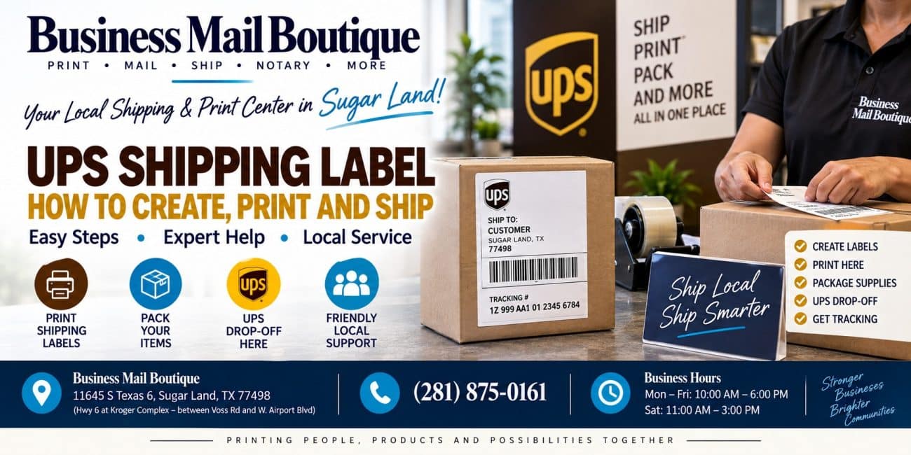 UPS Shipping Label: How to Create, Print, and Ship