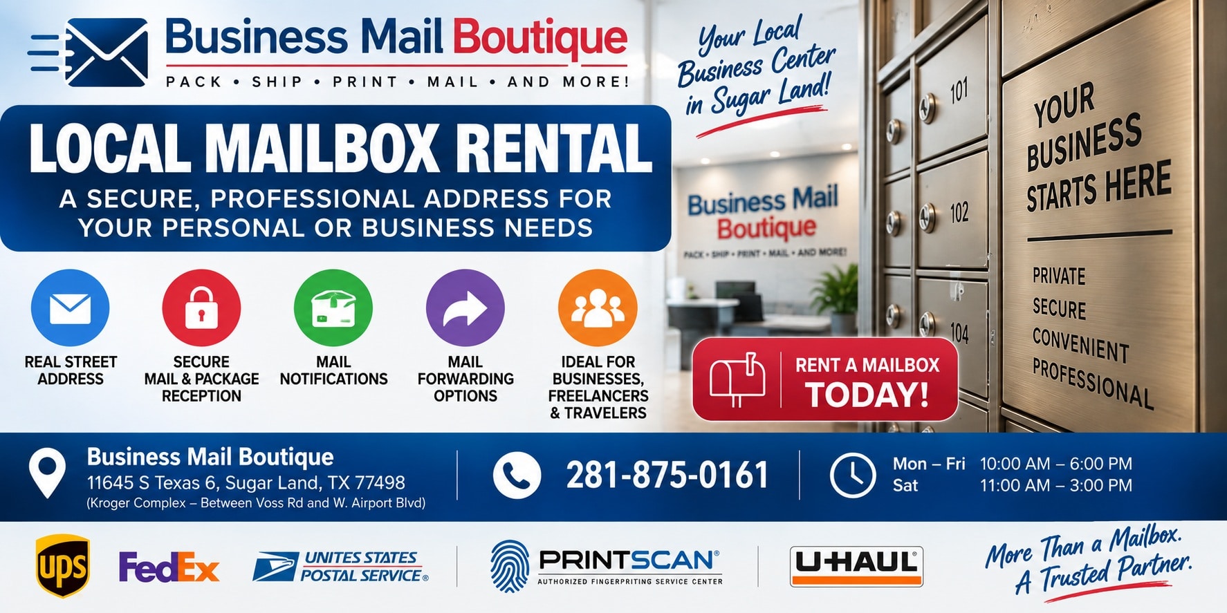 Local Mailbox Rental